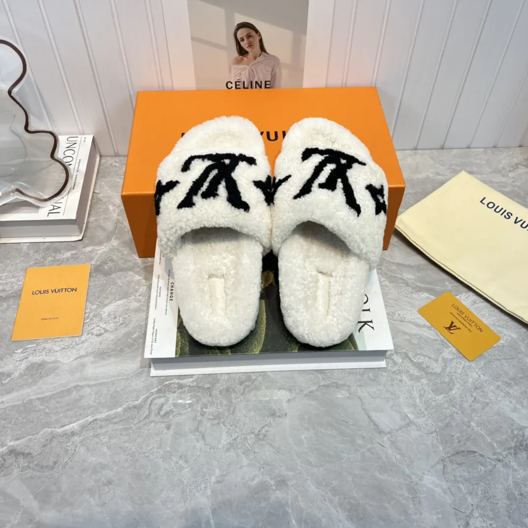 LV Platform Slippers Casual Versatile | ORBUYBAG High-End Fashion Boutique