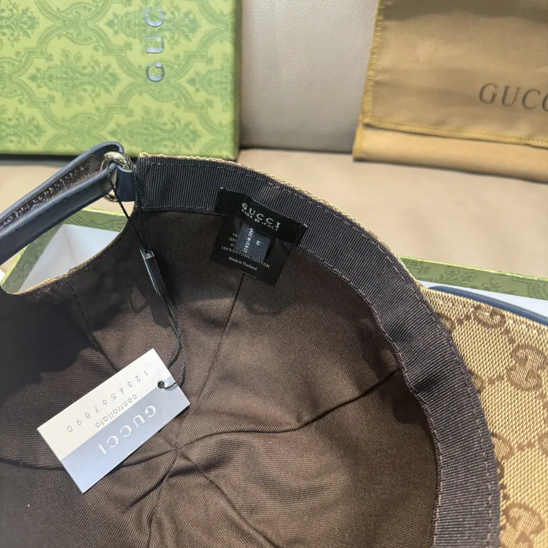 Gucci 牛皮 棒球帽 日常休闲款