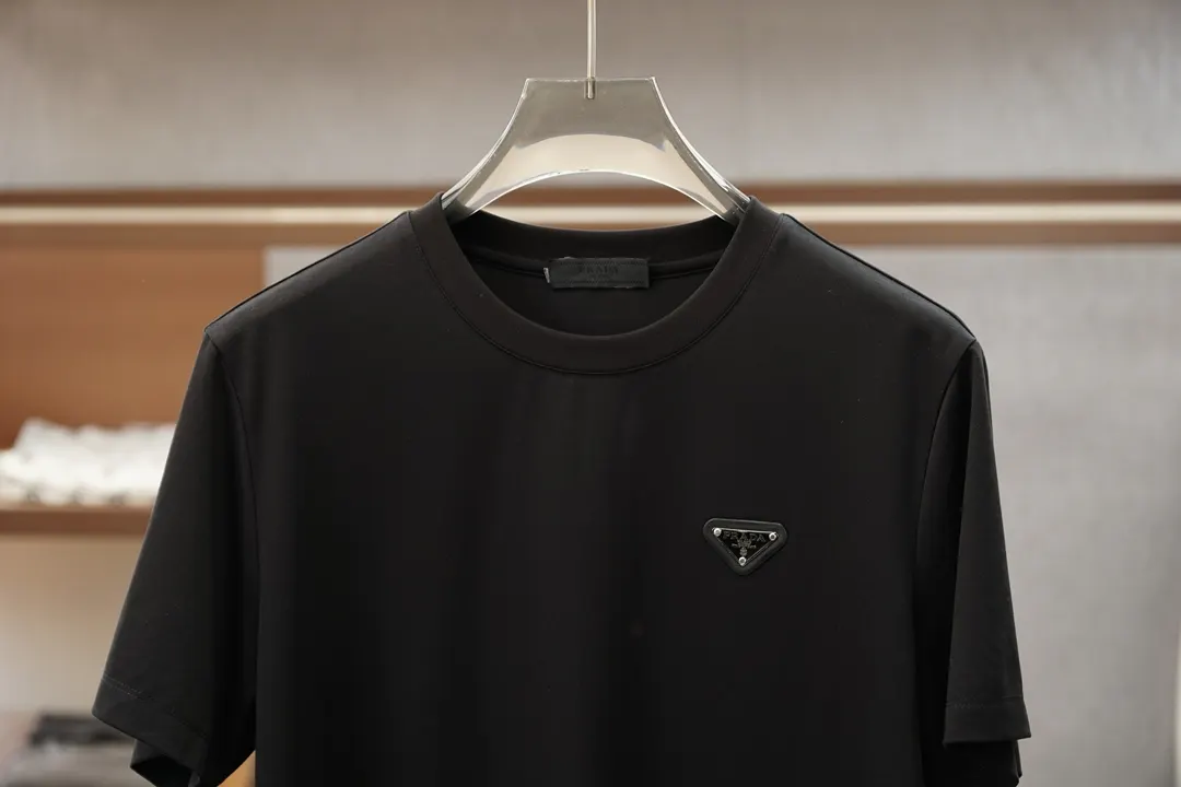 PRADA 印花 Logo 短袖T恤 休闲百搭款