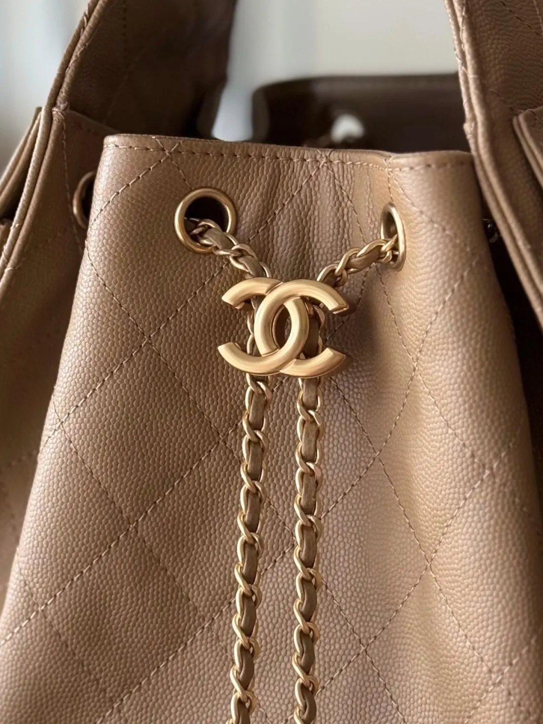 CHANEL Hobo 背景～区别于市场普通货 法国 腋下包 复古腋下背款