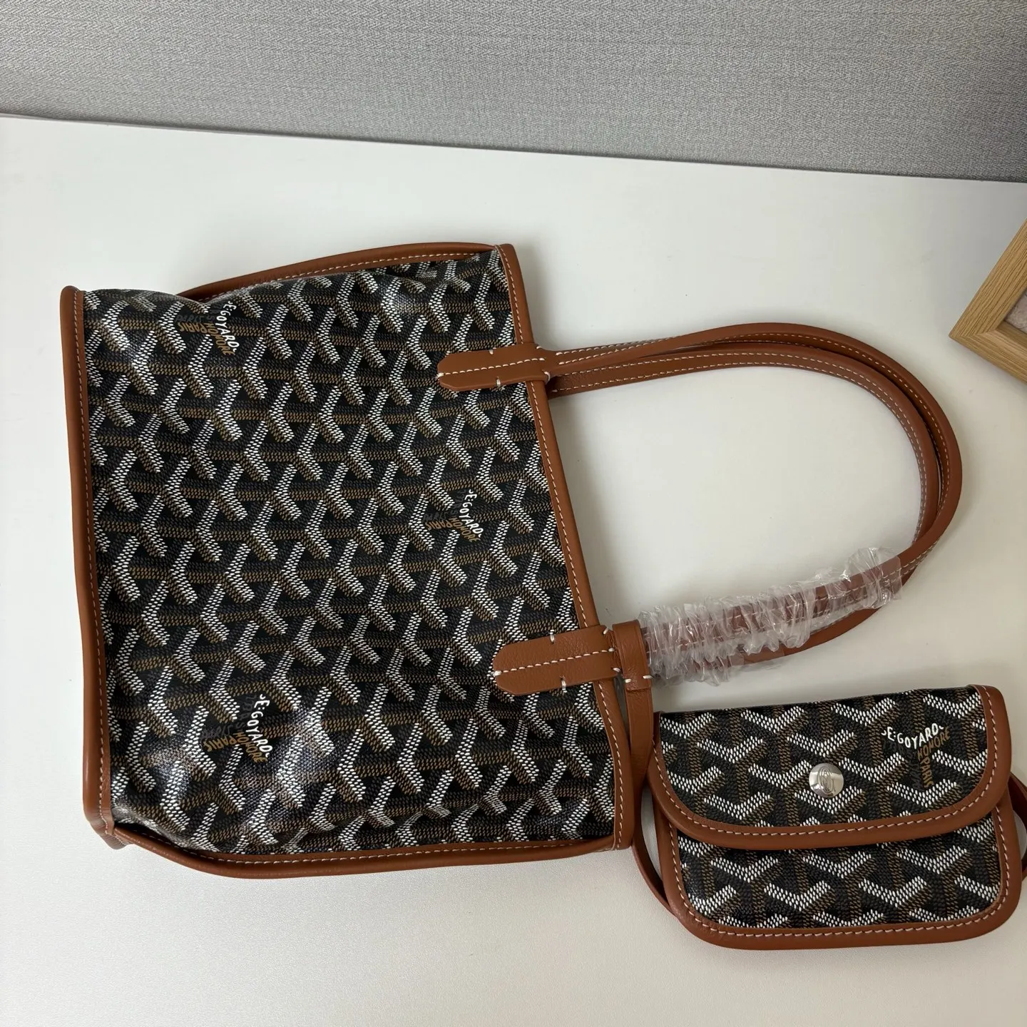 Goyard Brown Top Handle Bag Commuter Image 9 Goyard Brown Top Handle Bag Commuter Image 9