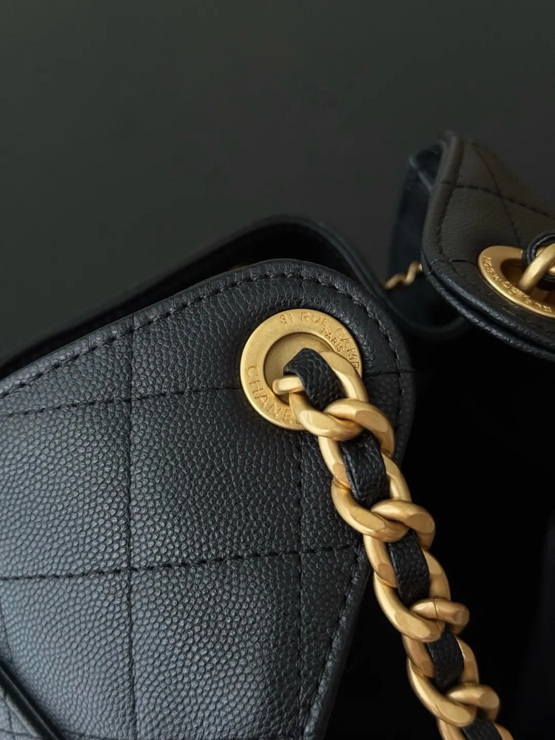 CHANEL Hobo 背景～区别于市场普通货 法国 腋下包 复古腋下背款