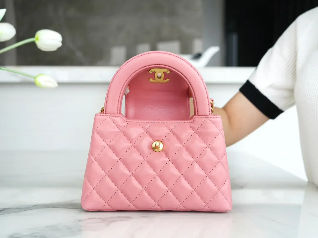 CHANEL 黑色 羊皮 手提包 通勤手提款