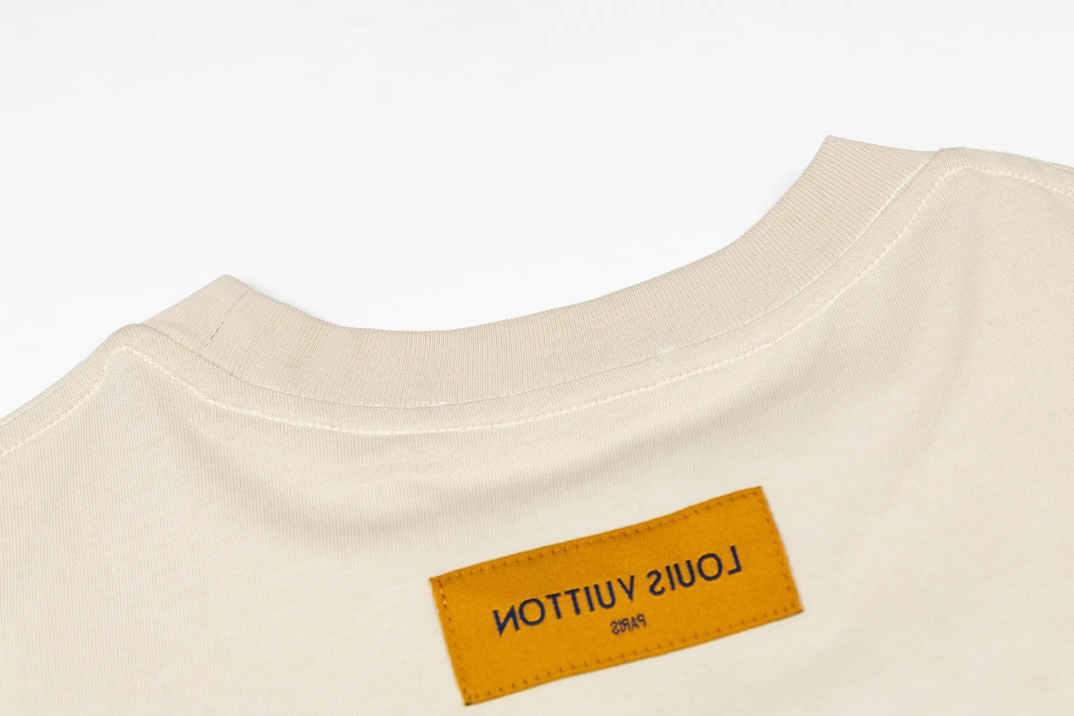 Louis Vuitton Letter Cotton Short Sleeve T-Shirt