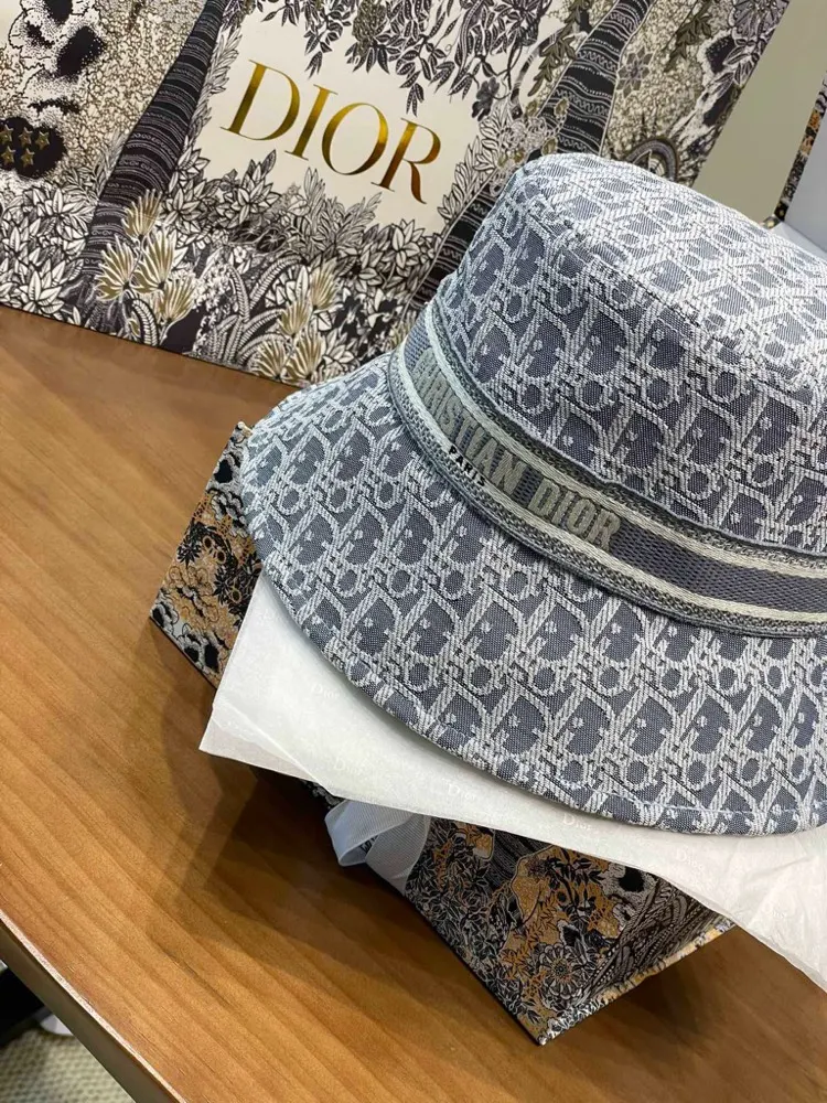 Dior Oblique 灰色帽子 精致配饰