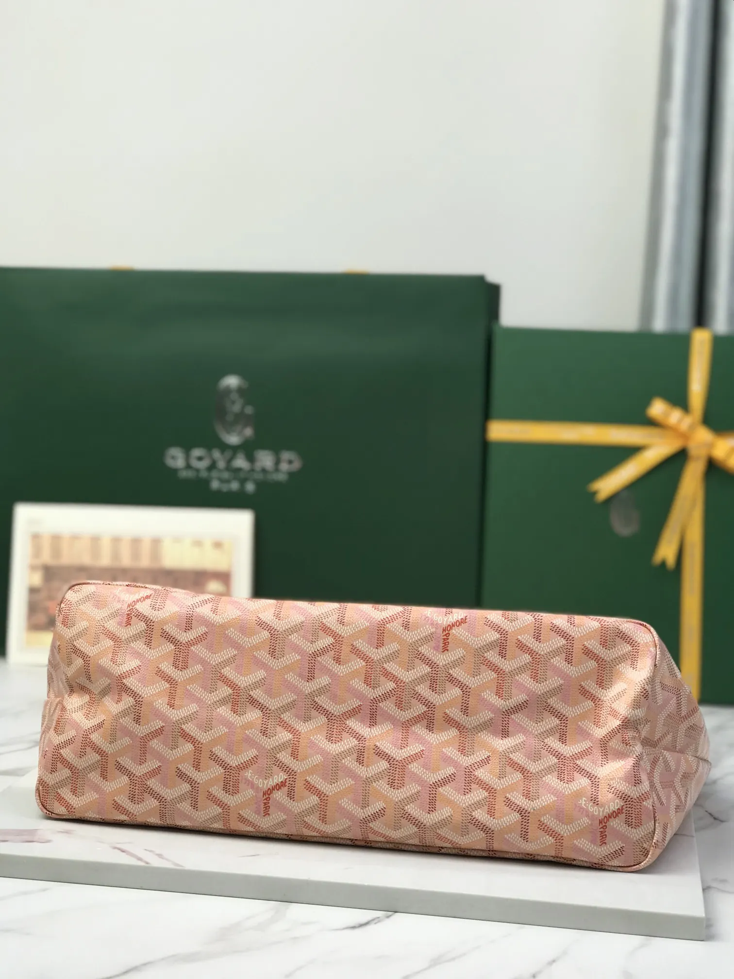 Goyard Hobo Shoulder Bag Vintage Canvas
