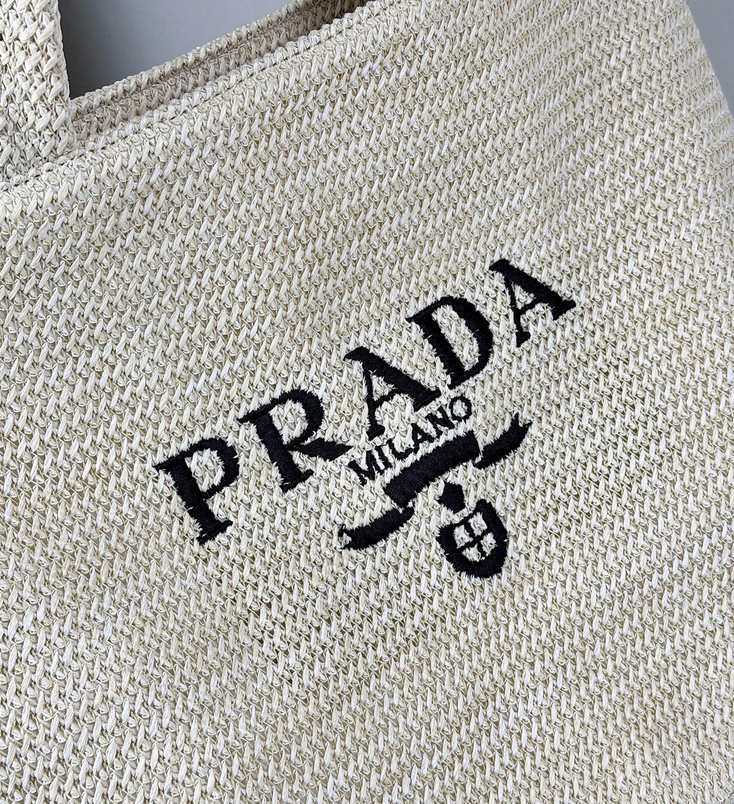 Prada 刺绣 Logo 托特包