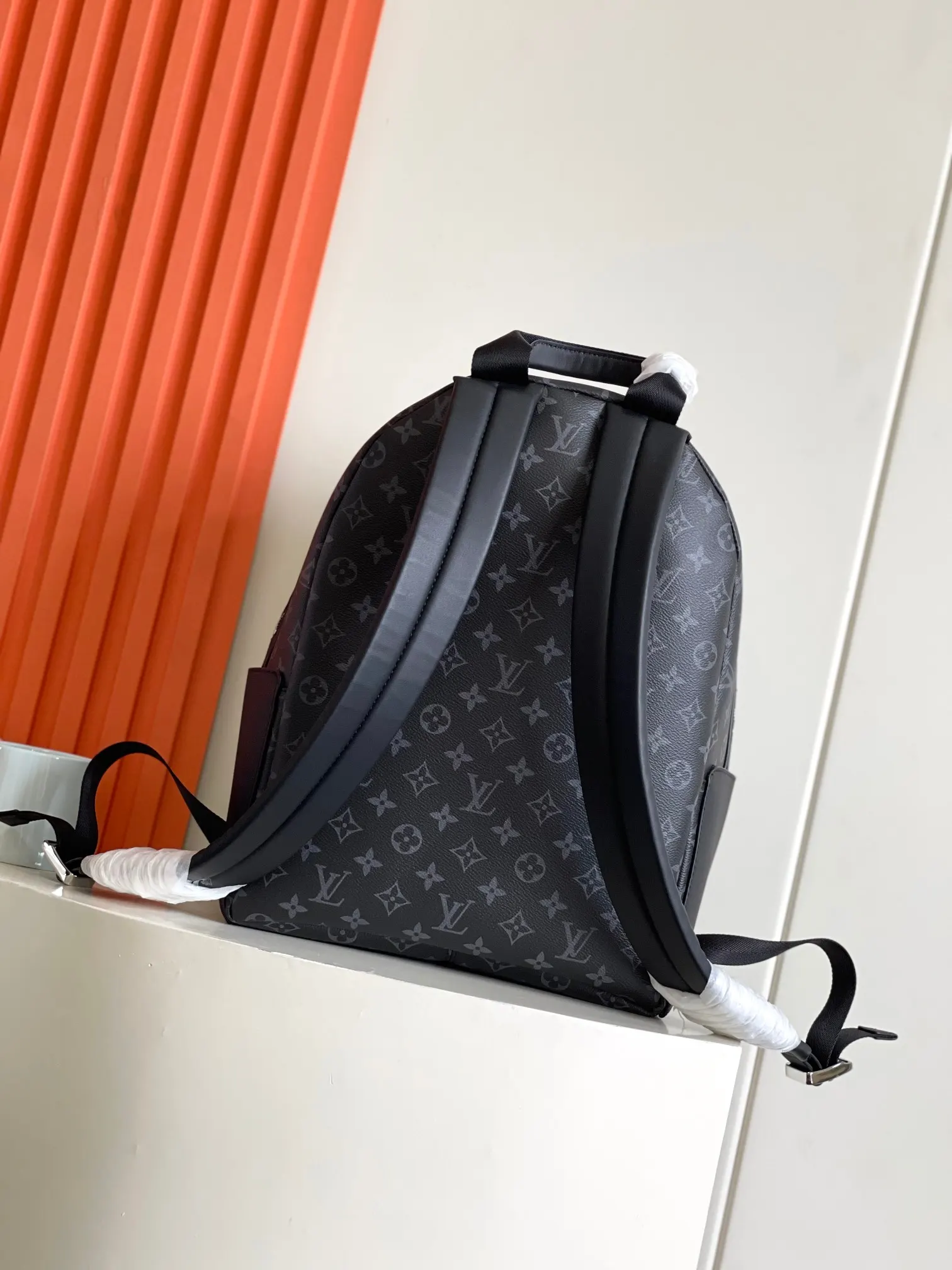 LV Discovery Black Embossed Backpack Image 3 LV Discovery Black Embossed Backpack Image 3