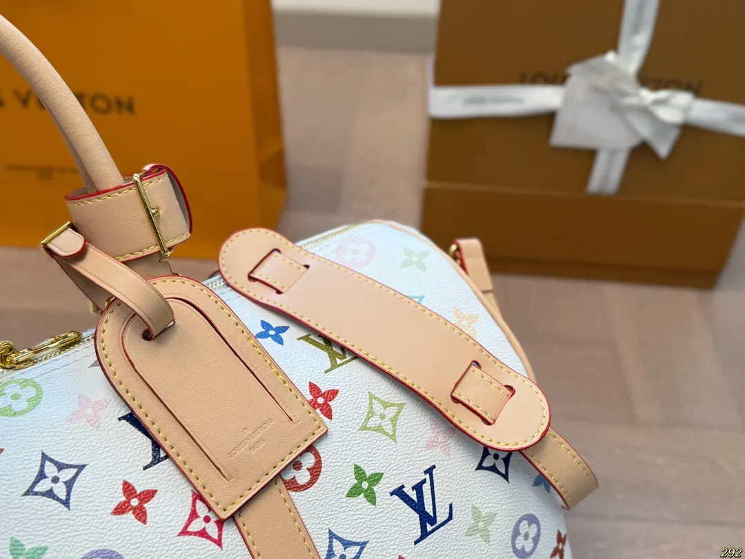 LV Keepall 村上隆联名系列 旅行袋 旅行包 大容量旅行款