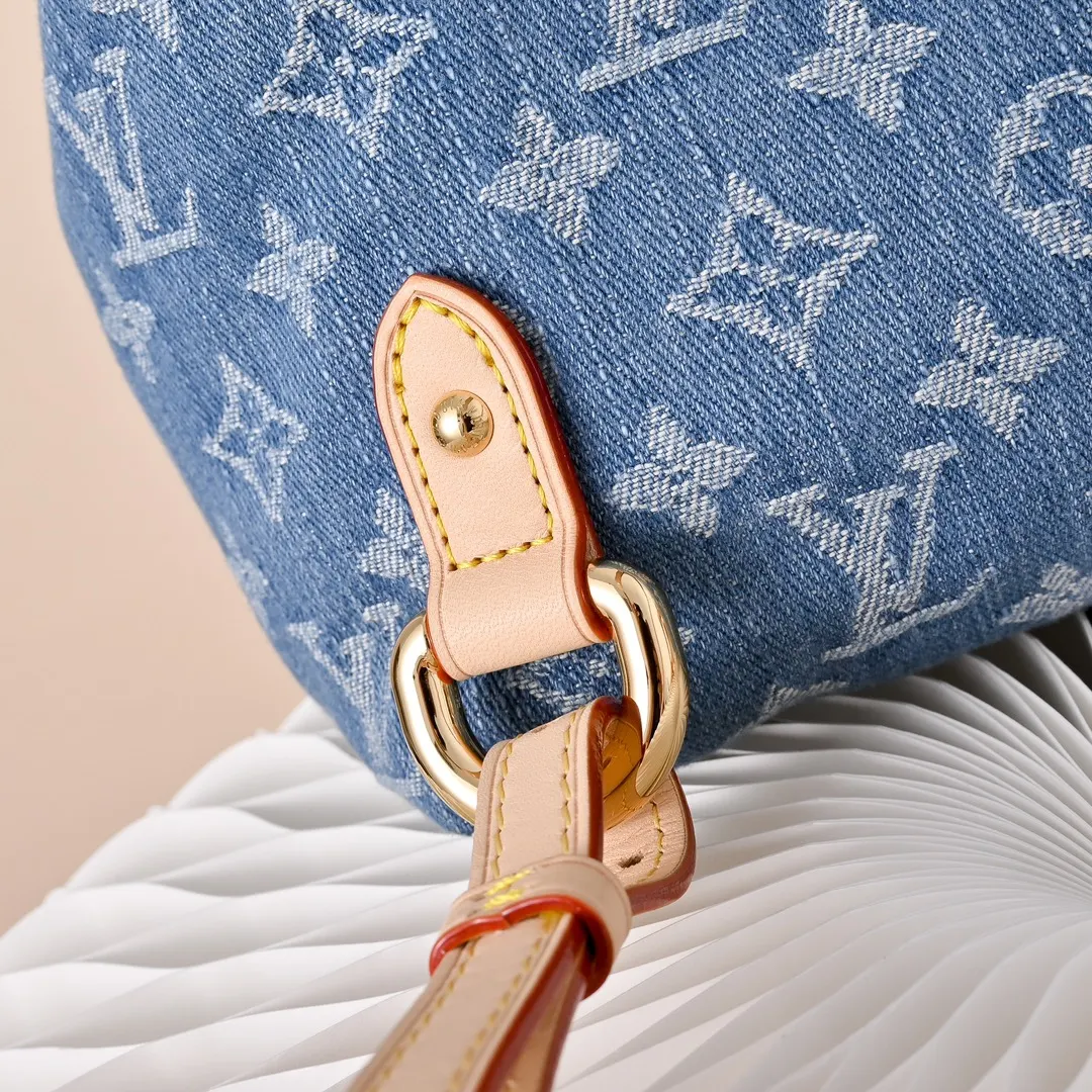 Blue Monogram Backpack Canvas