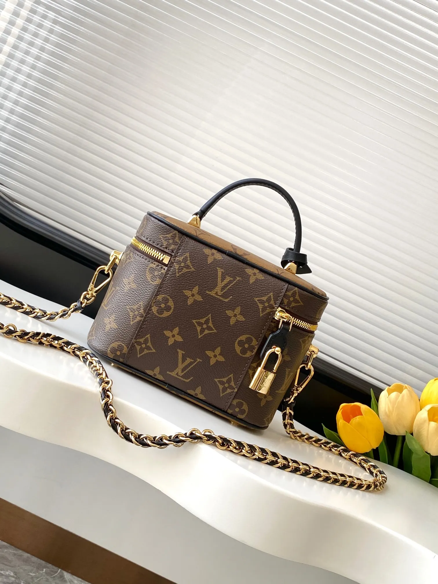 Louis Vuitton Chain Bag Canvas