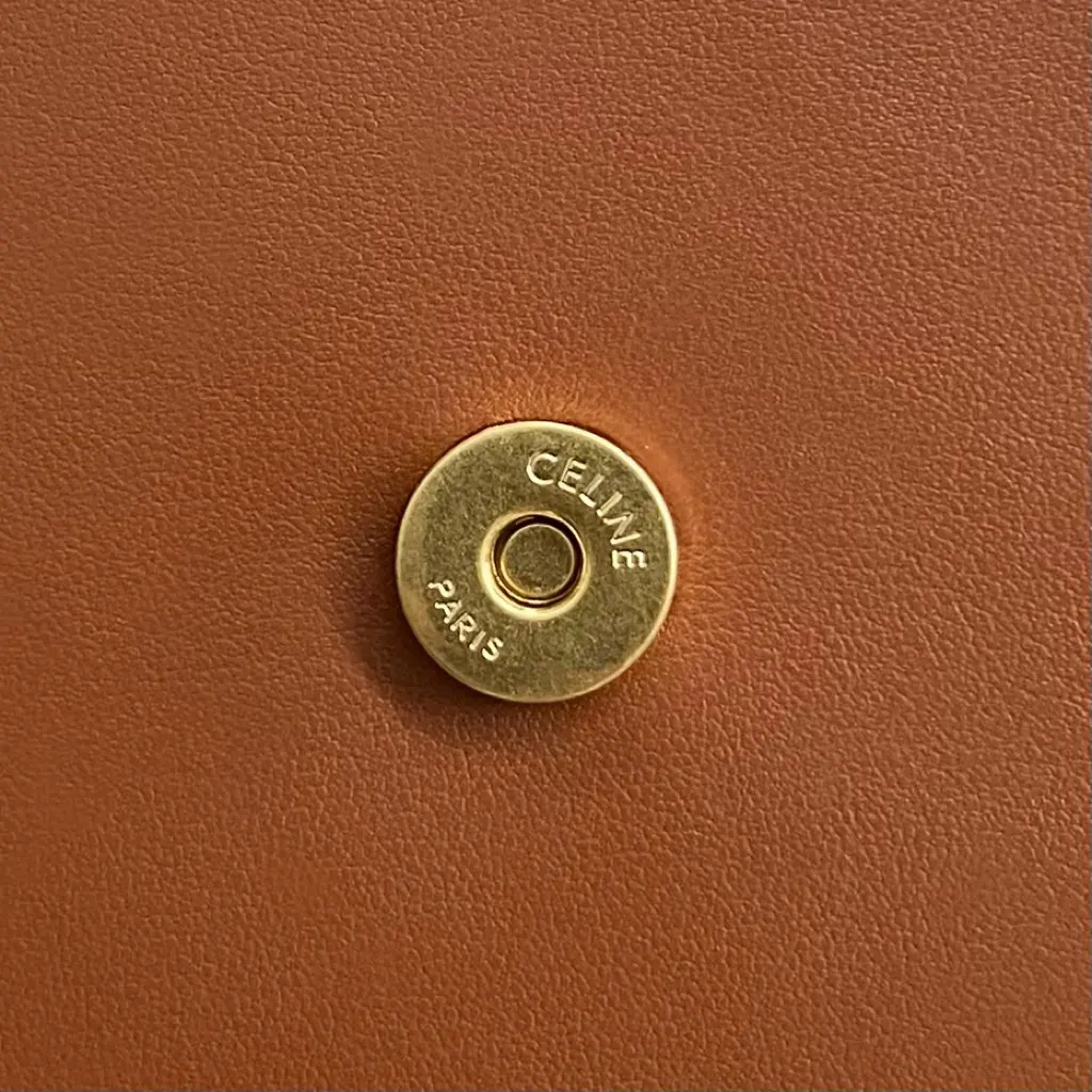 Triomphe 金色 小牛皮 水桶包 休闲水桶款