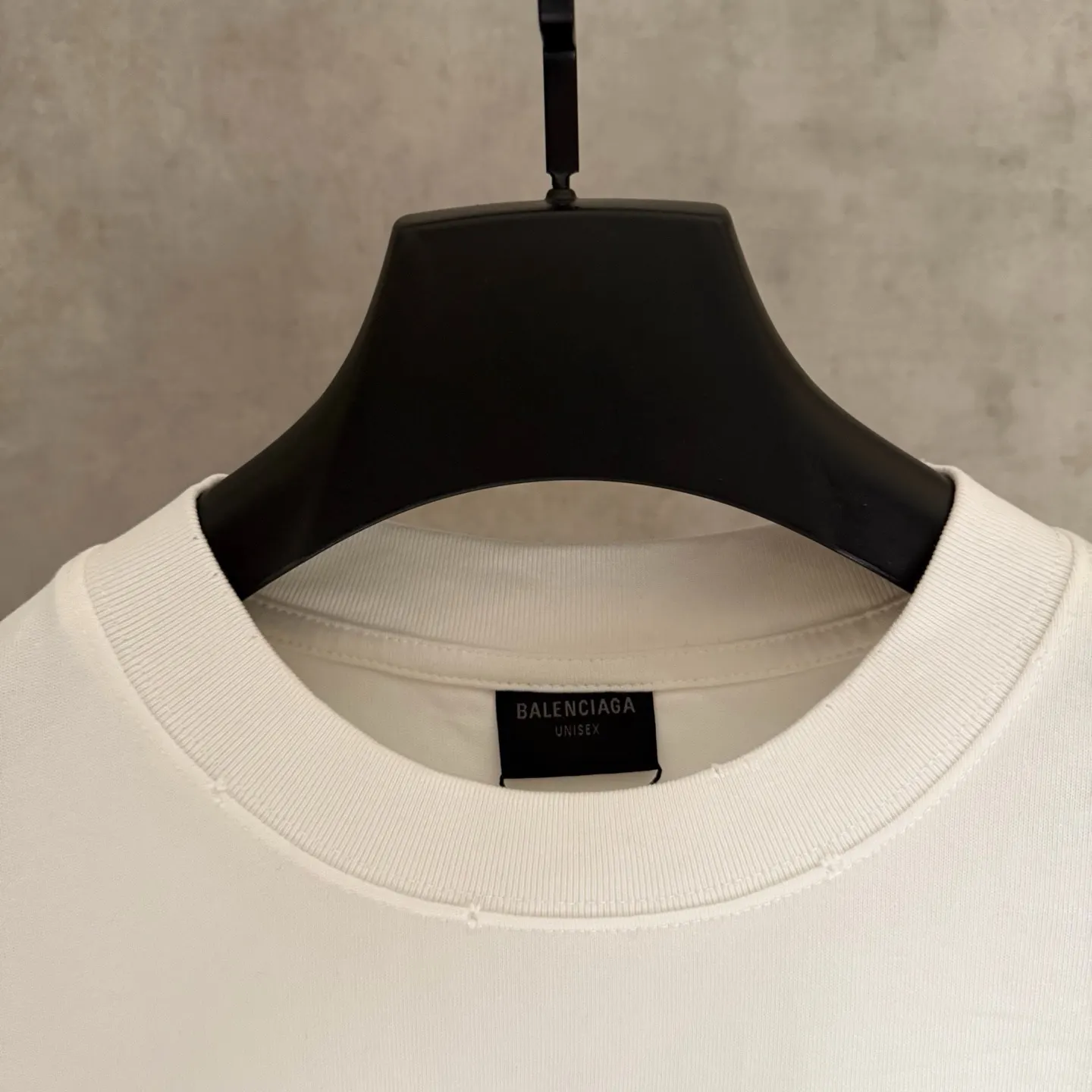 Balenciaga Embroidery Cotton Short Sleeve T-Shirt Street