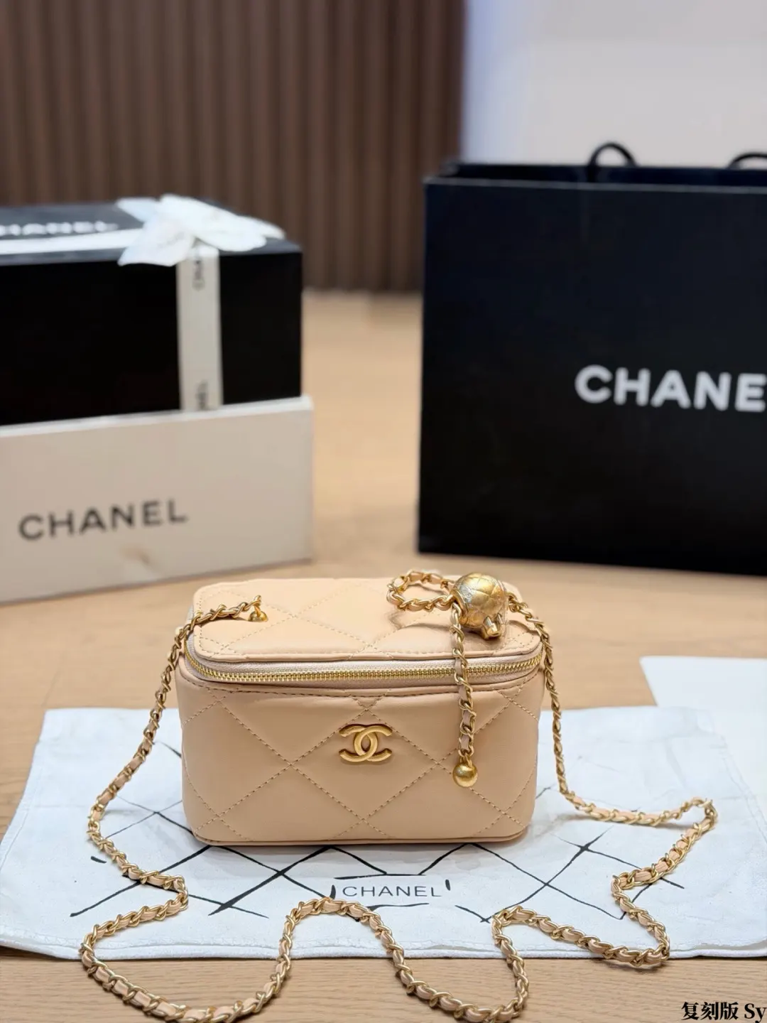 CHANEL 牛皮 链条包 精致链条款