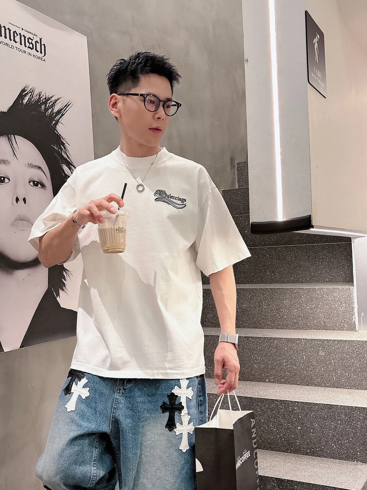 Balenciaga Logo 短袖T恤