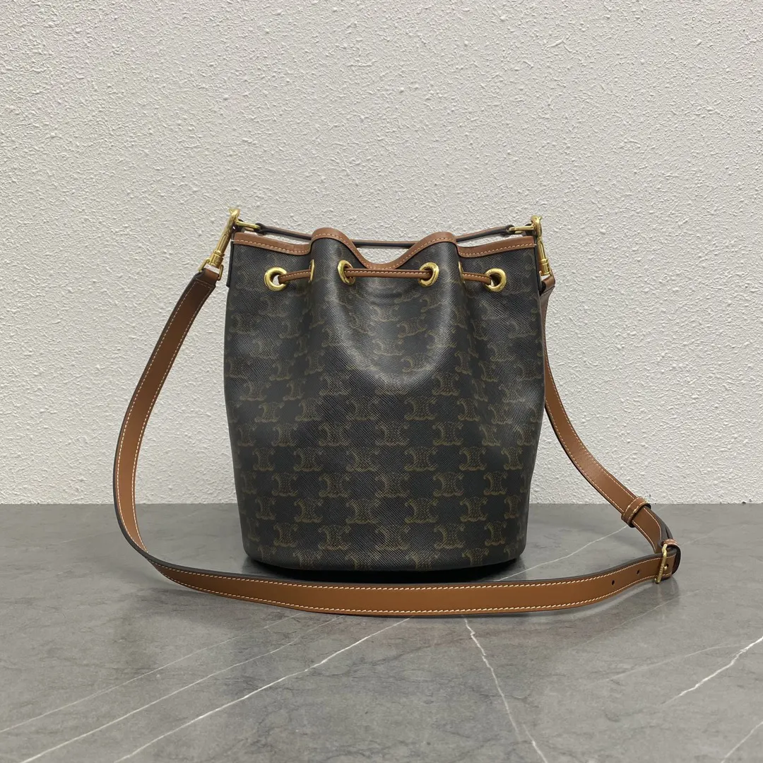 Gold Bucket Bag Casual