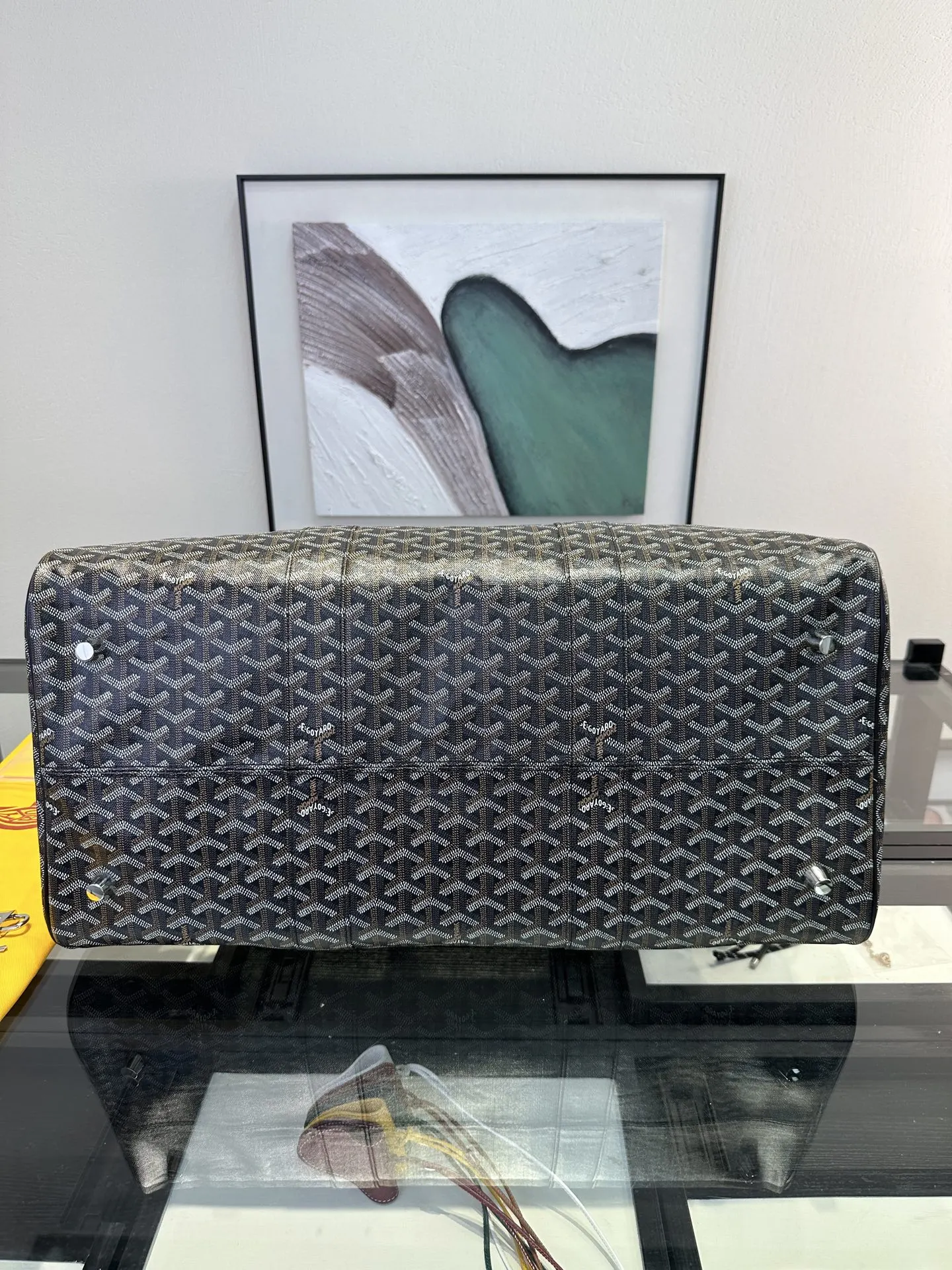 Goyard 黑色 戈雅 Boston 旅行袋 黑色 旅行袋 大容量旅行款