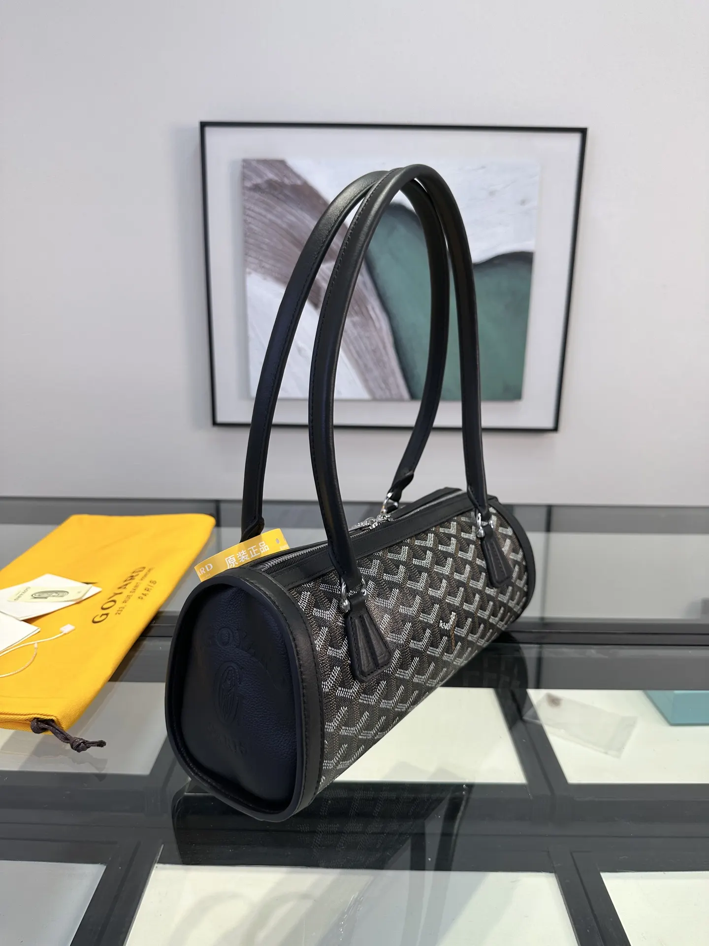 Goyard 黑色 手提随性 腋下时髦 轻松适 通勤约会各种场合 腋下包 复古腋下背款