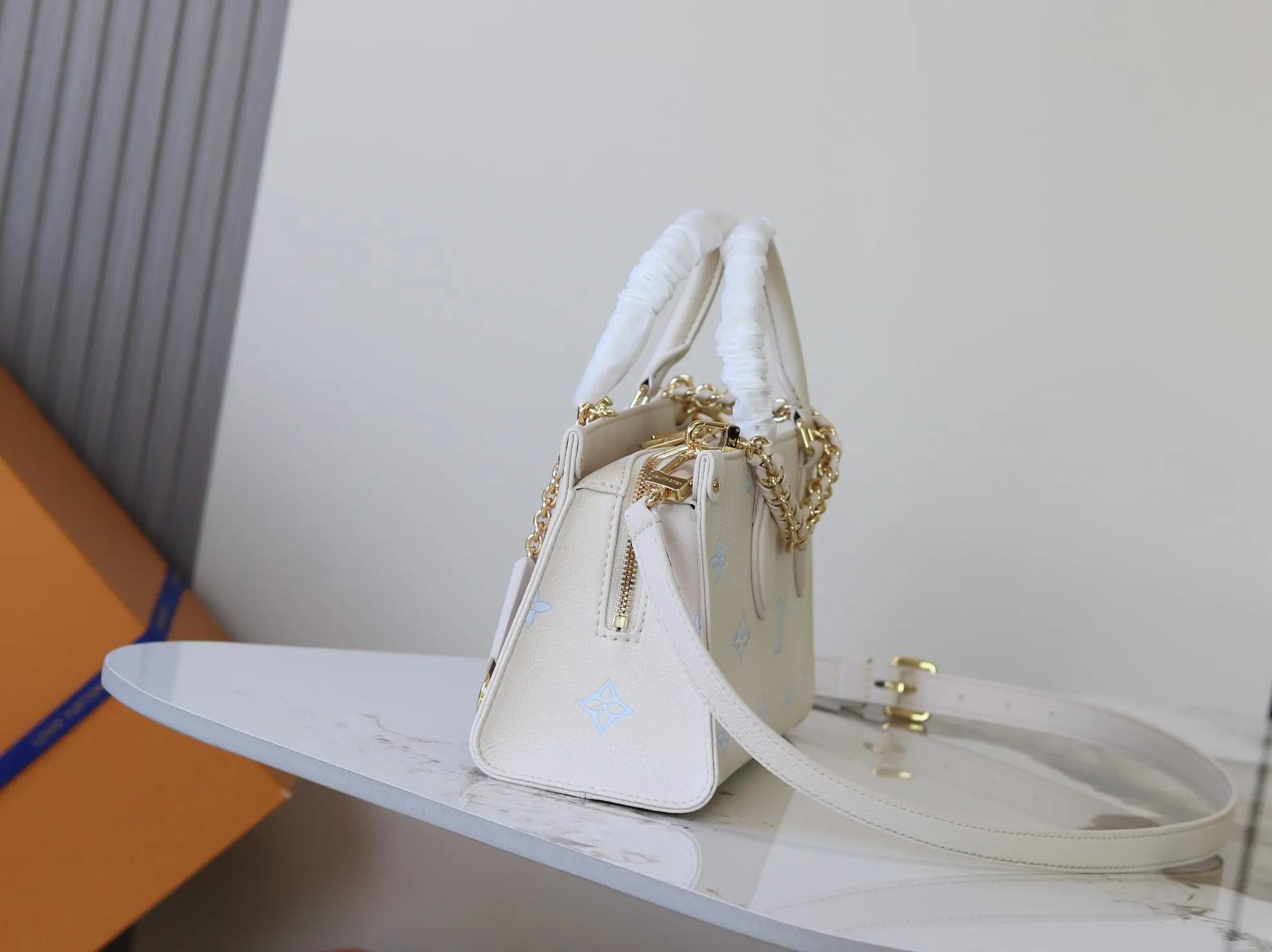 Blue Chain Bag