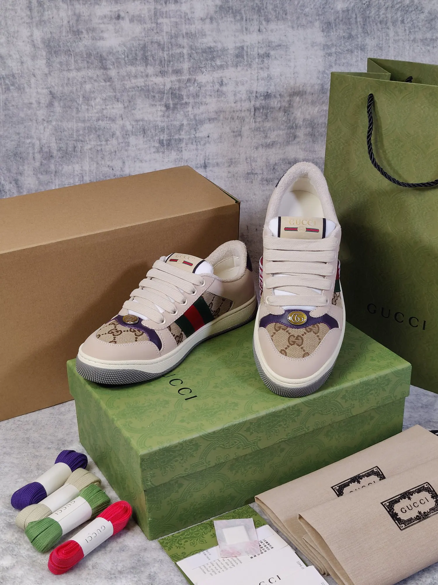 Gucci Logo休闲运动鞋