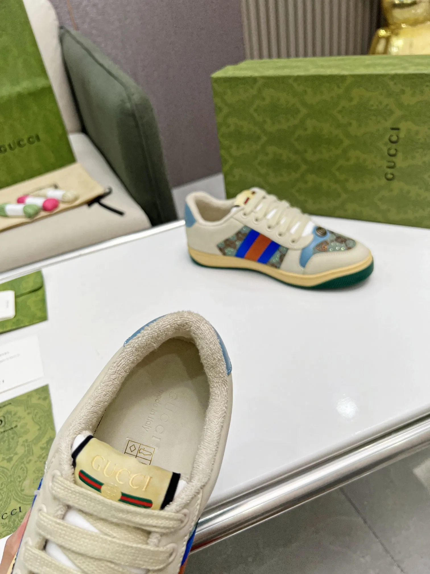 Gucci Logo休闲运动鞋 百搭款