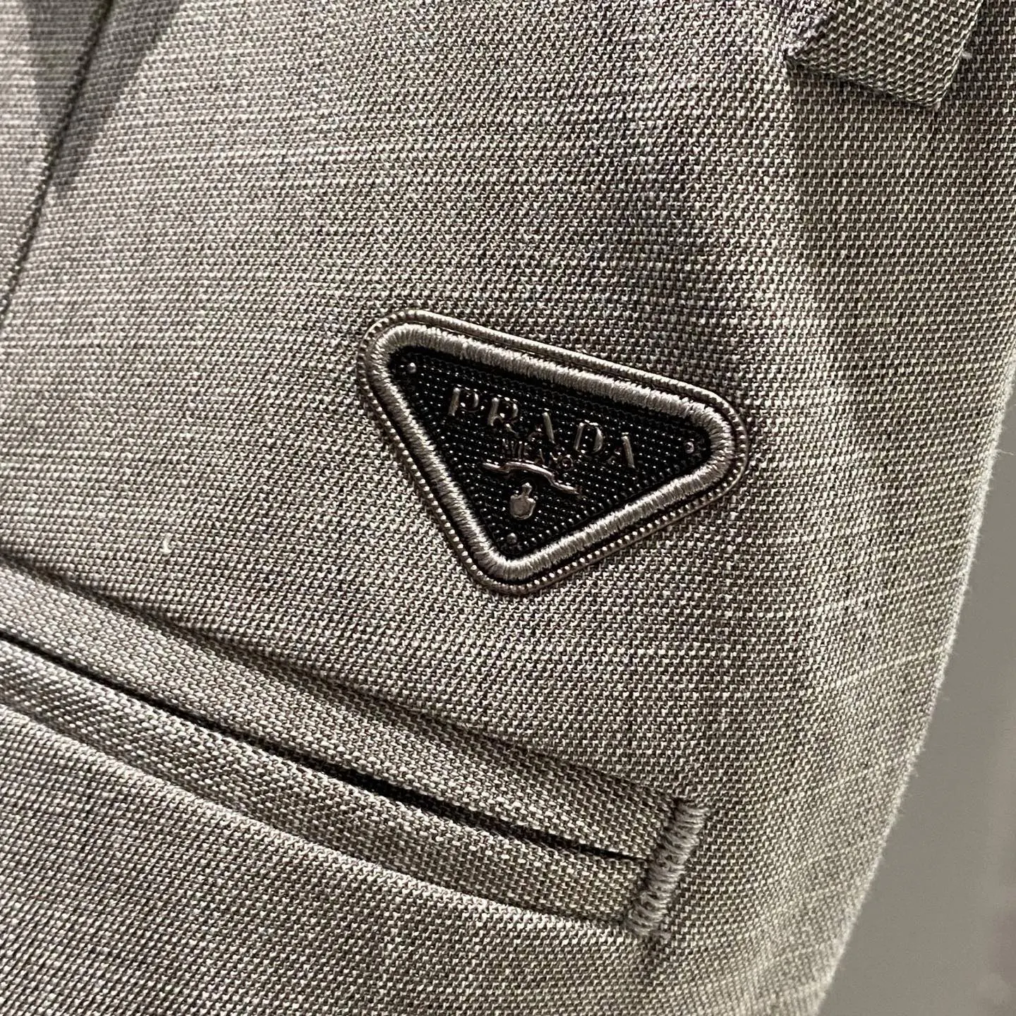 Prada 棉质 三角标 裤子