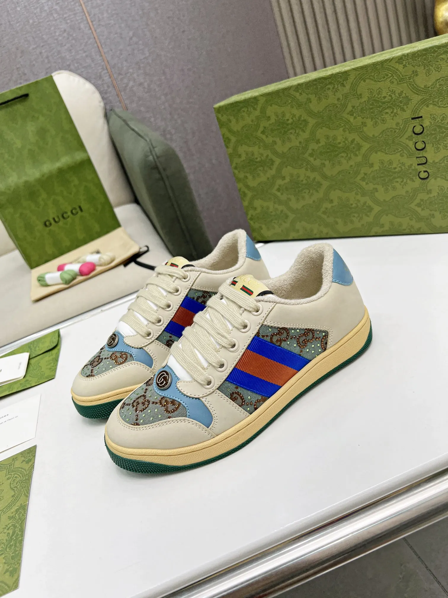 Gucci Logo休闲运动鞋 百搭款