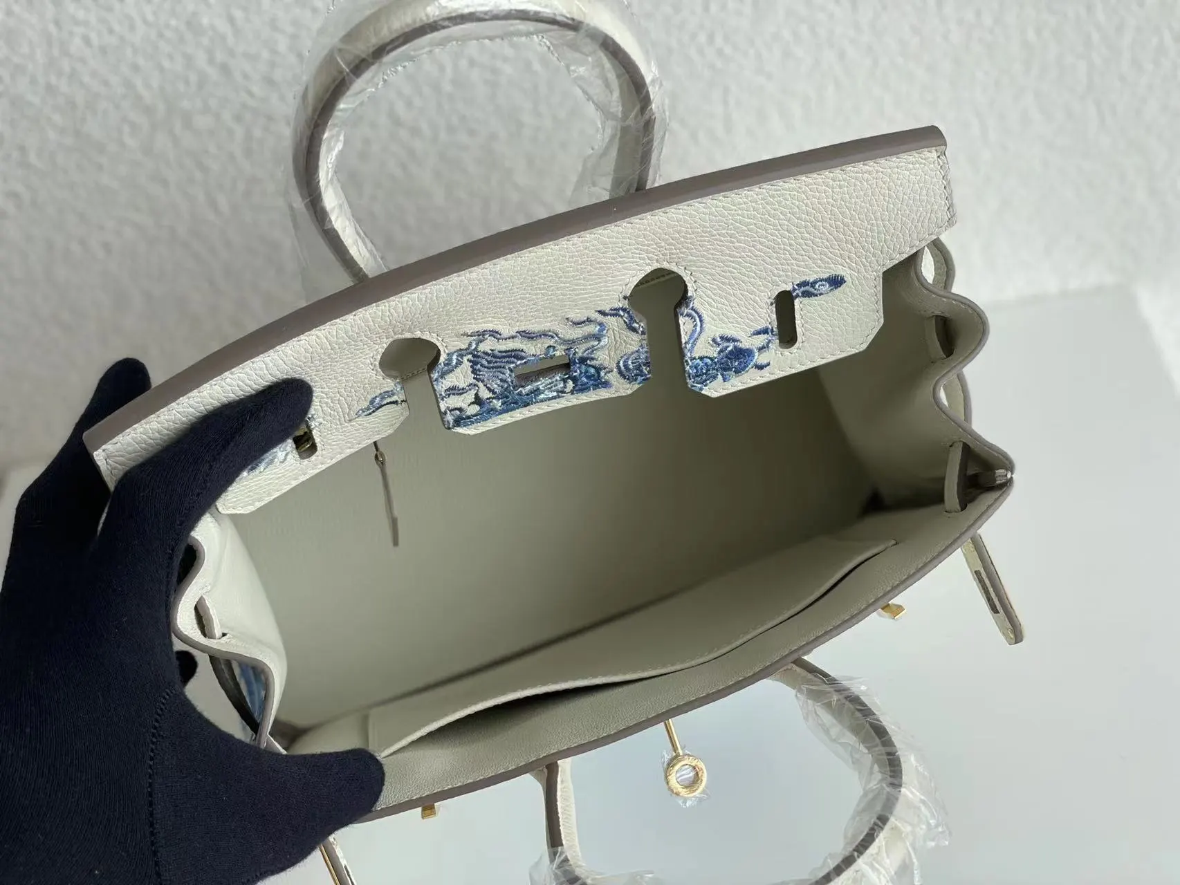 Hermès Birkin 奶昔白 Togo牛皮 手提包 25cm