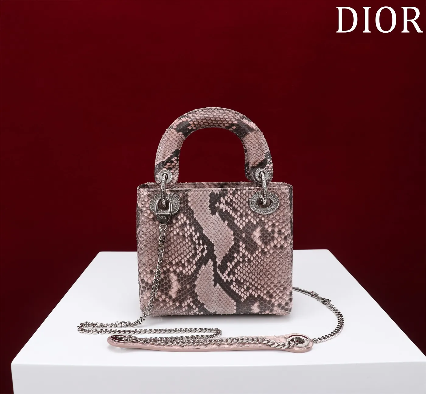 Dior Lady Dior Lady Handbag Top Handle Bag