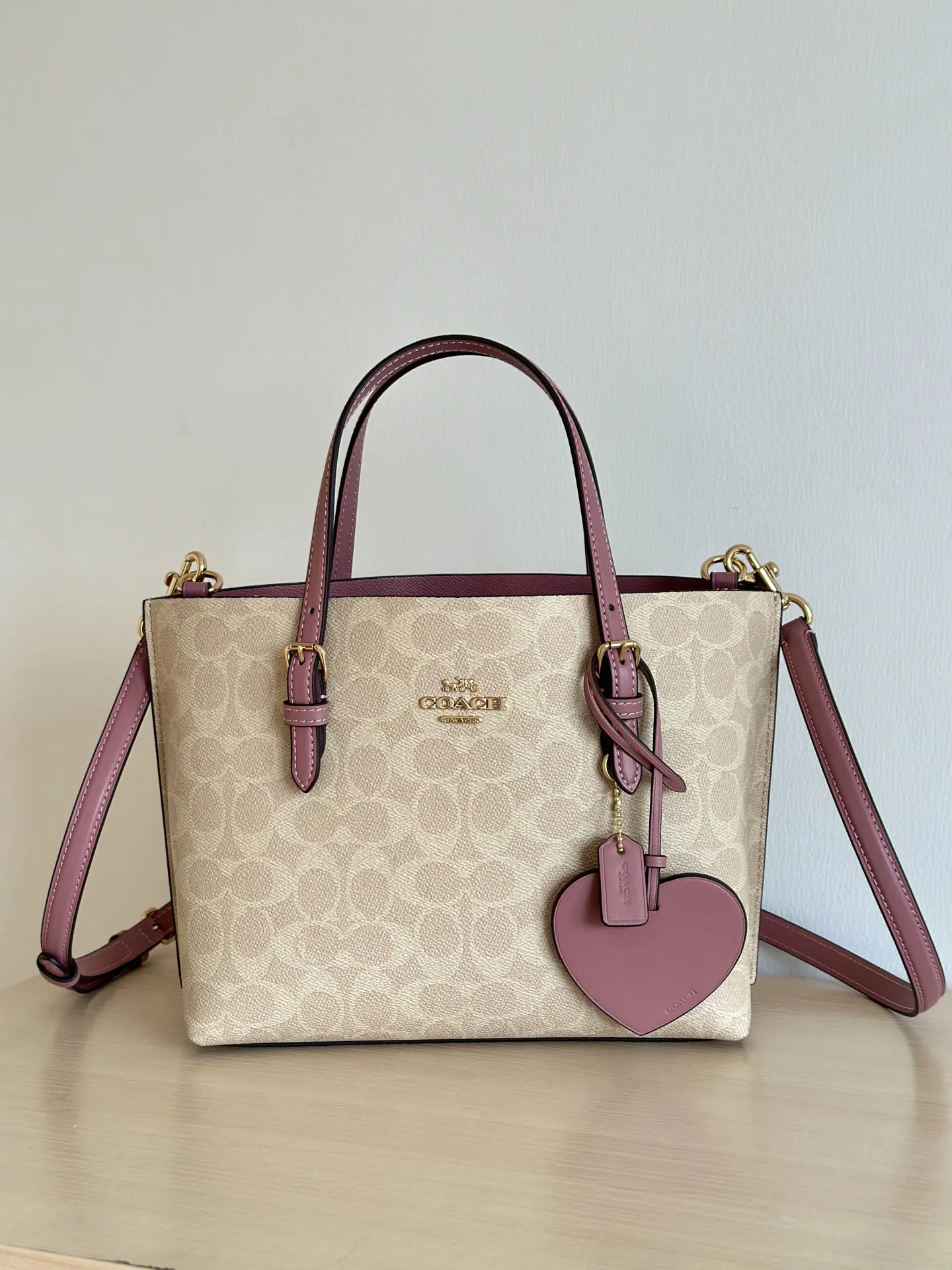 Monogram Tote Bag Leather