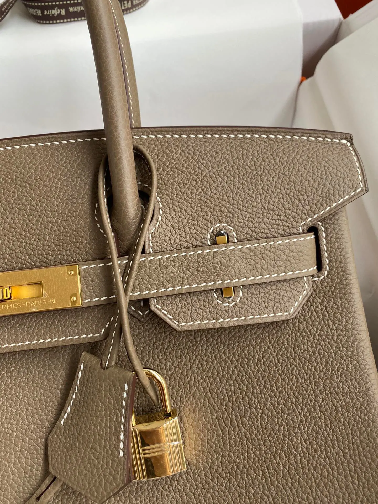 Hermès Birkin Top Handle Bag Classic Leather