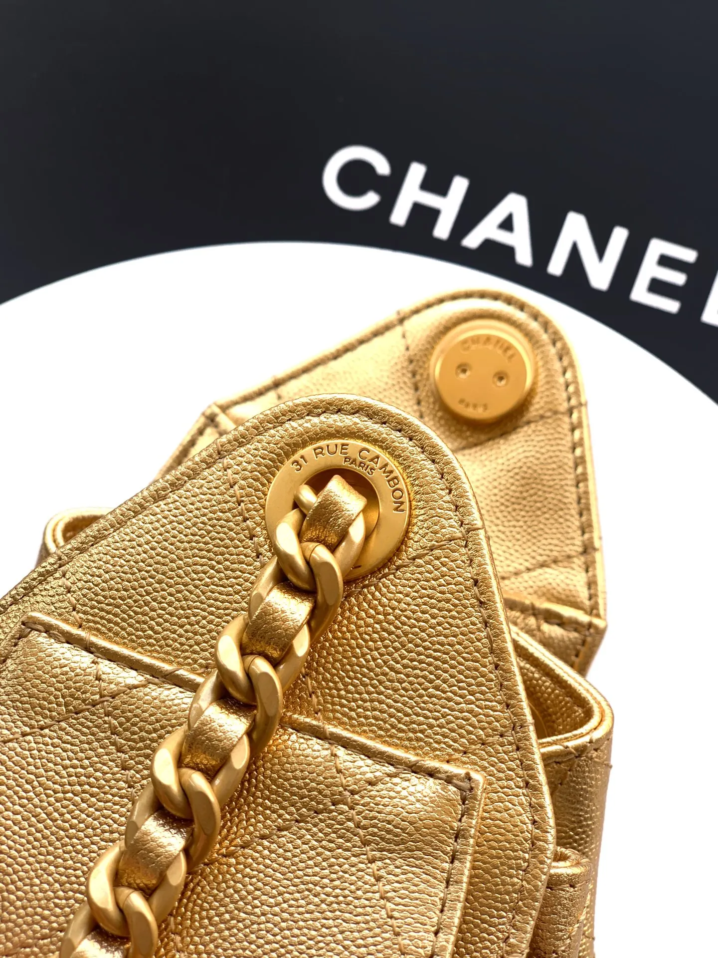 Gold Chain Bag