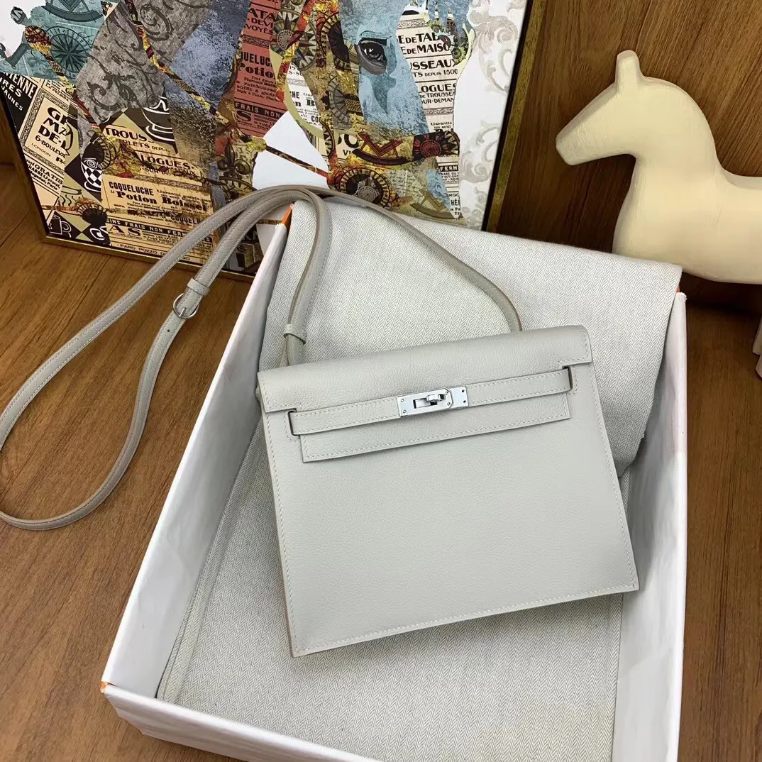 Hermès Kelly Danse Evercolor牛皮 斜挎包 22cm