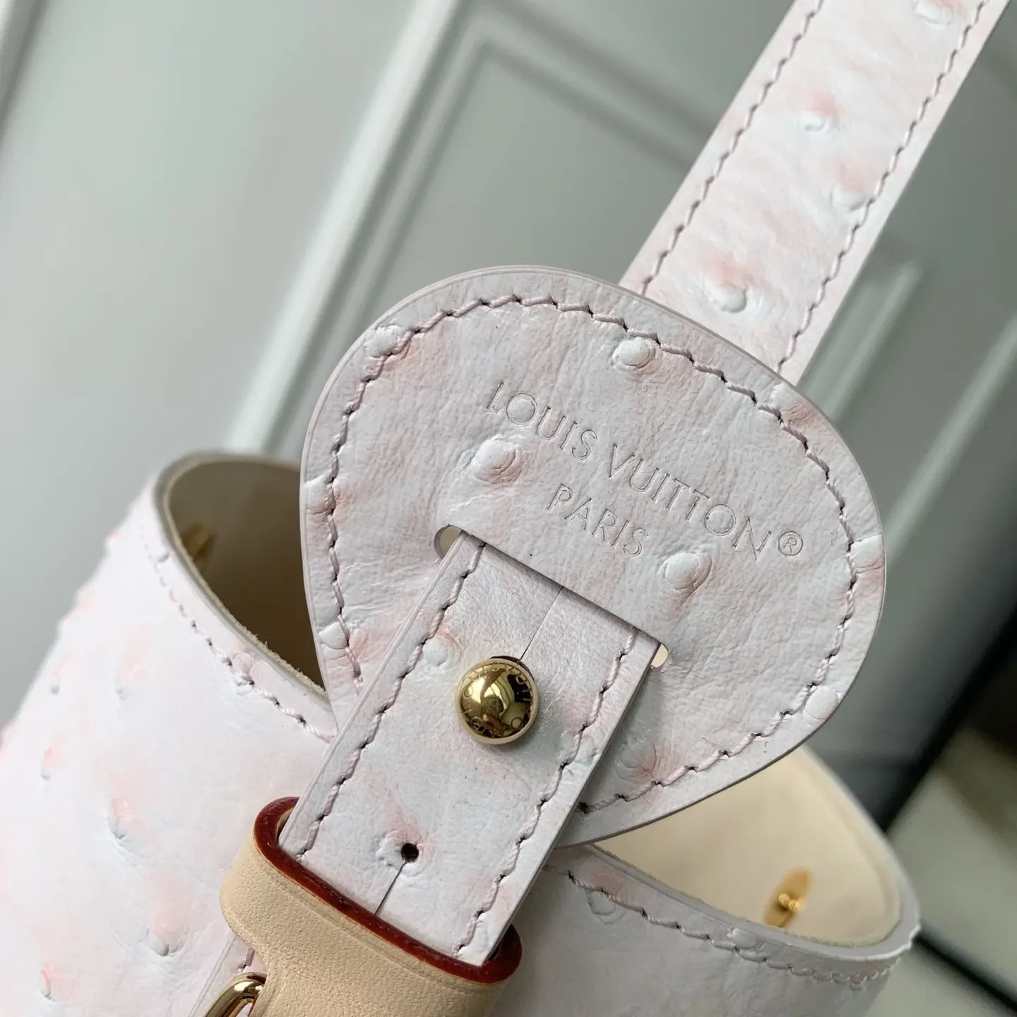 LV 粉色 金色 帆布 粉色 鸵鸟纹 All ln BB 水桶包 休閒水桶款(數字9) LV 粉色 金色 帆布 粉色 鸵鸟纹 All ln BB 水桶包 休閒水桶款(數字9)