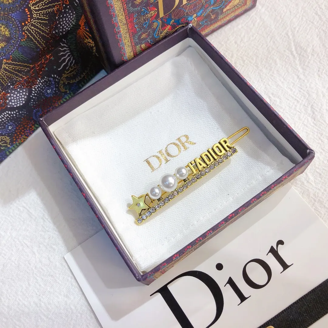 Dior J'Adior 黑色织带发饰 字母款