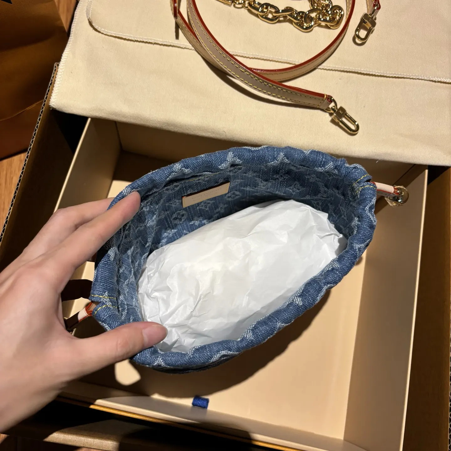 牛仔 丹宁 牛皮 鏈條包 精致鏈條款