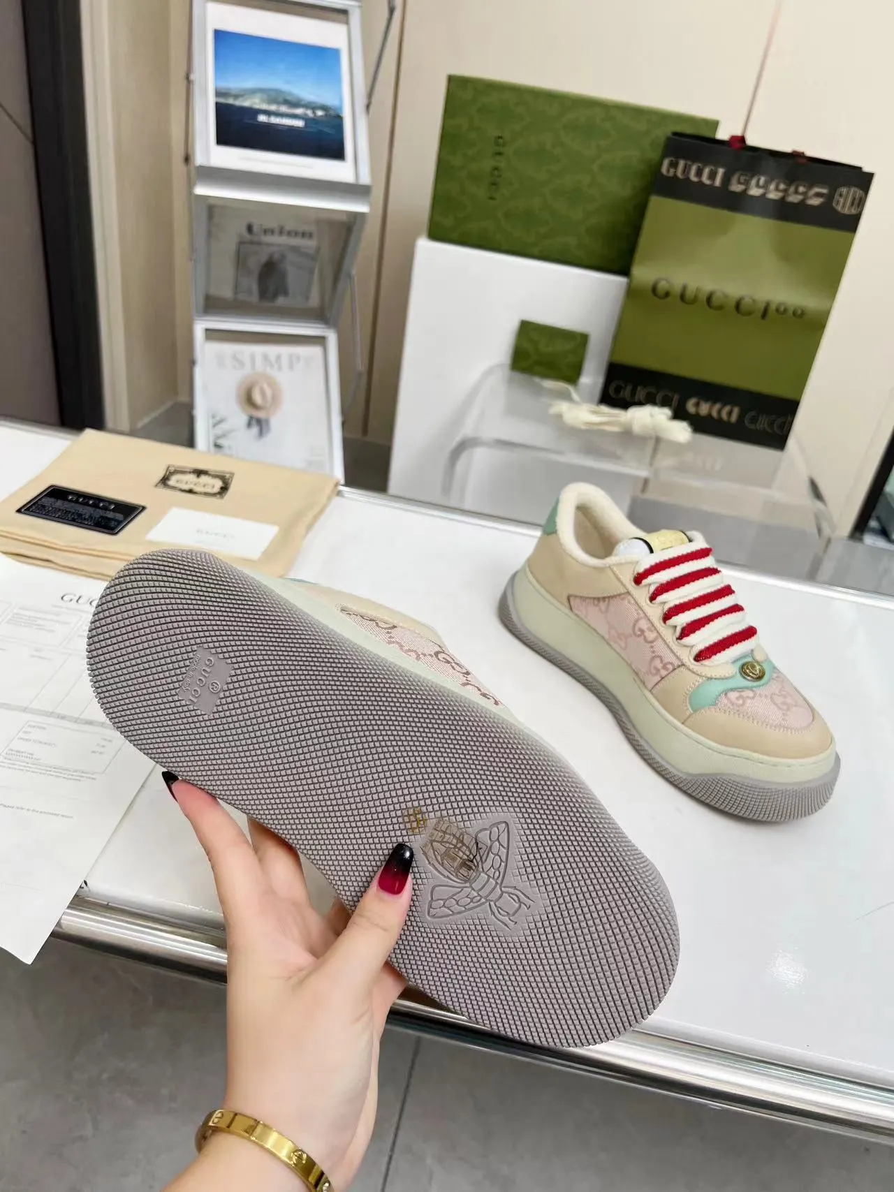 Gucci Logo休闲运动鞋 百搭款
