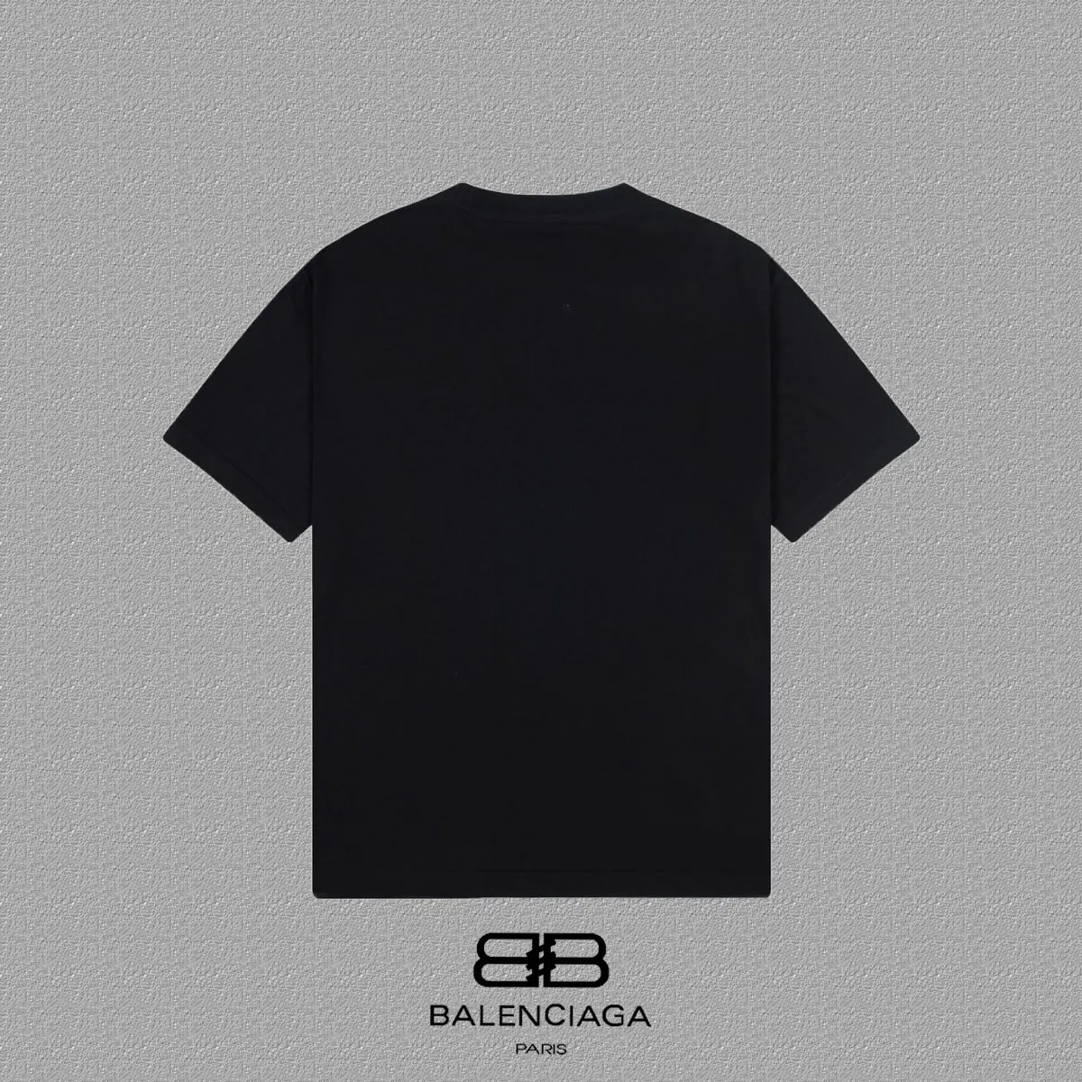 Balenciaga Black Logo Short Sleeve T-Shirt Street