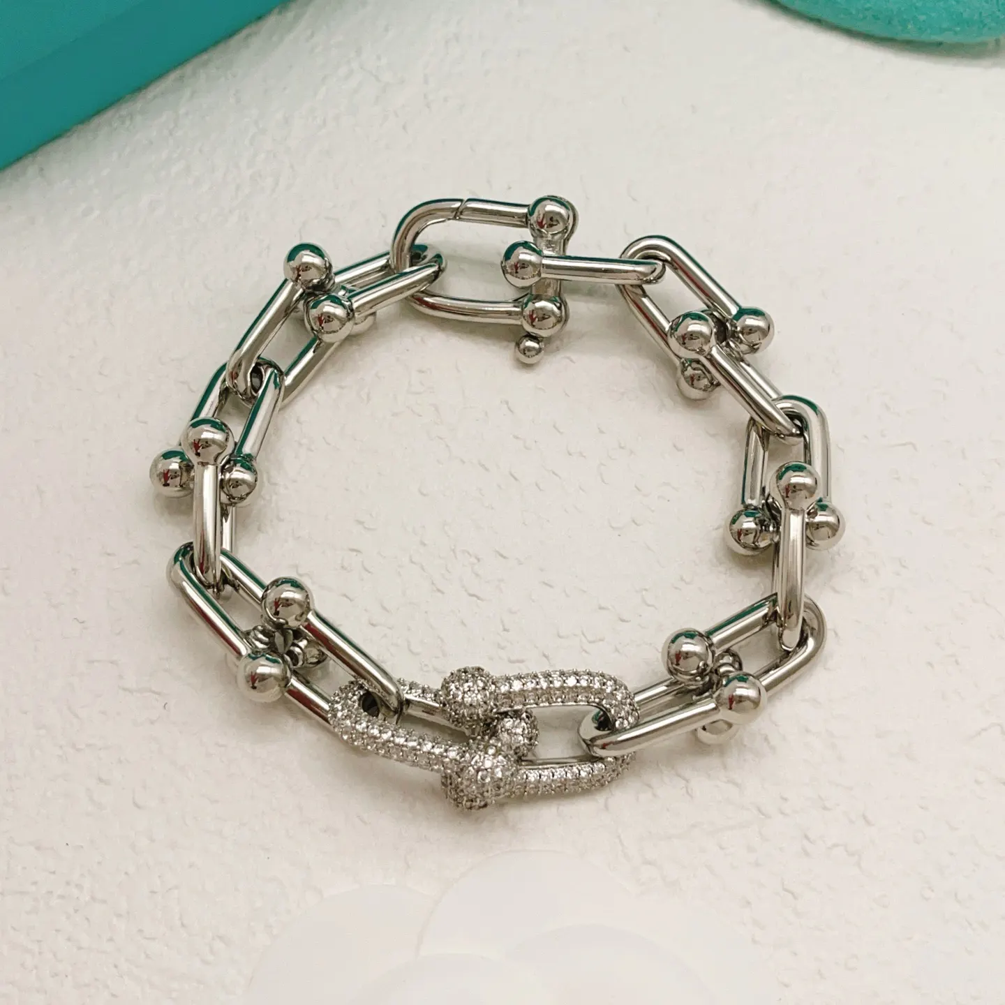 Tiffany 銀色 手链 日常叠戴款