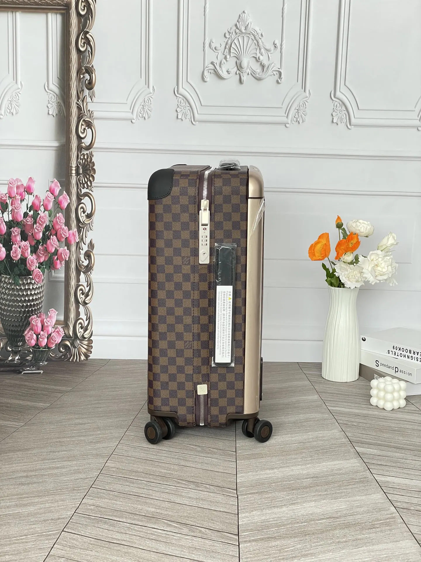 LV 老花 帆布 行李箱 旅行拉杆款 輕便出行款