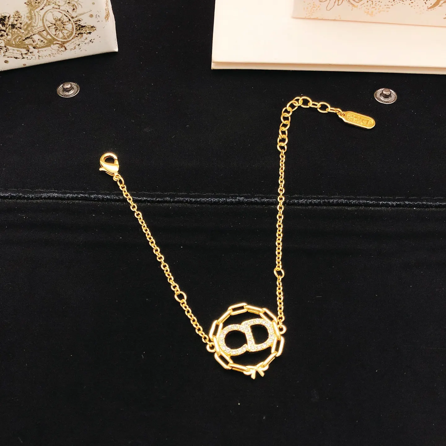 Dior 圆形 手链 日常叠戴