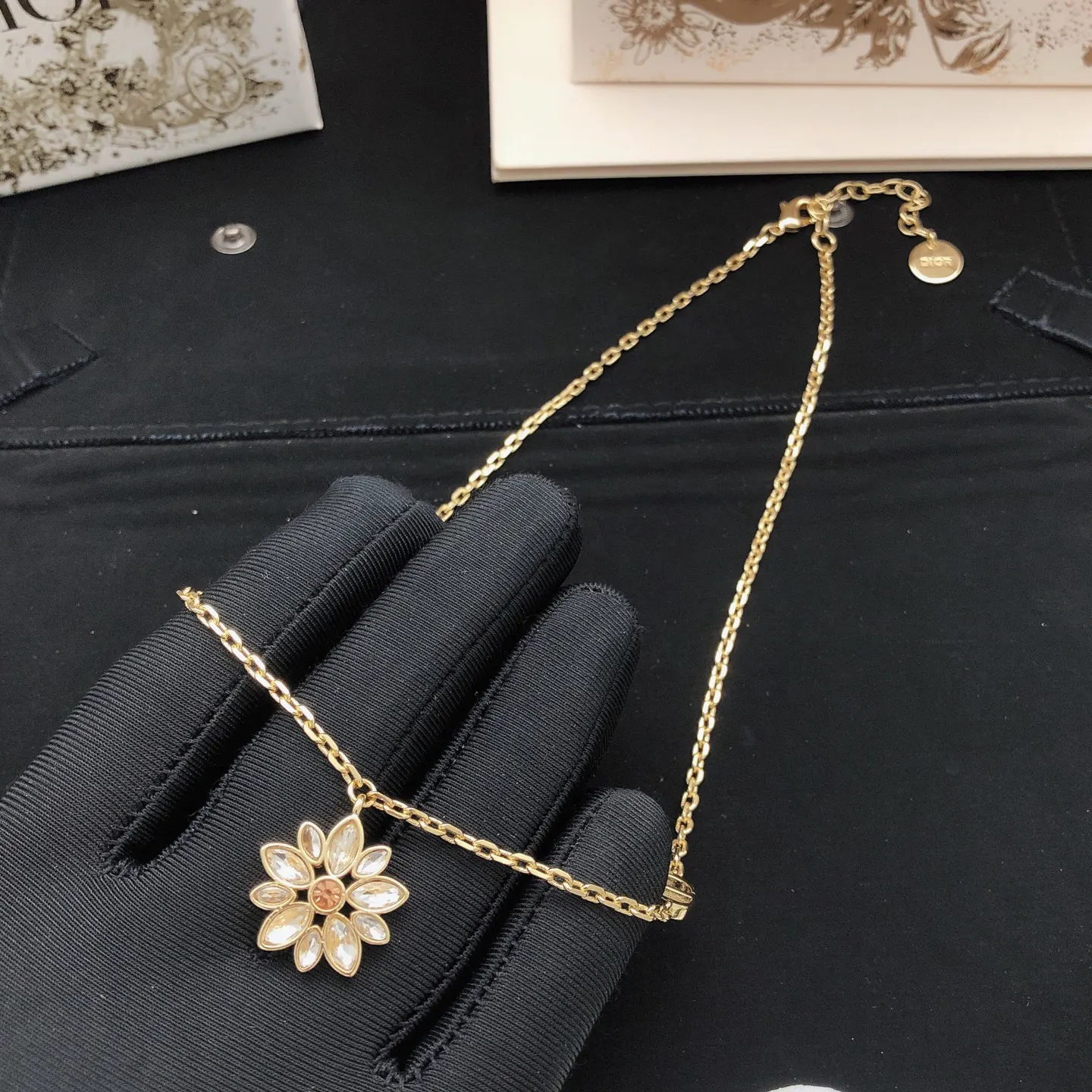 Dior 项链 精致锁骨链