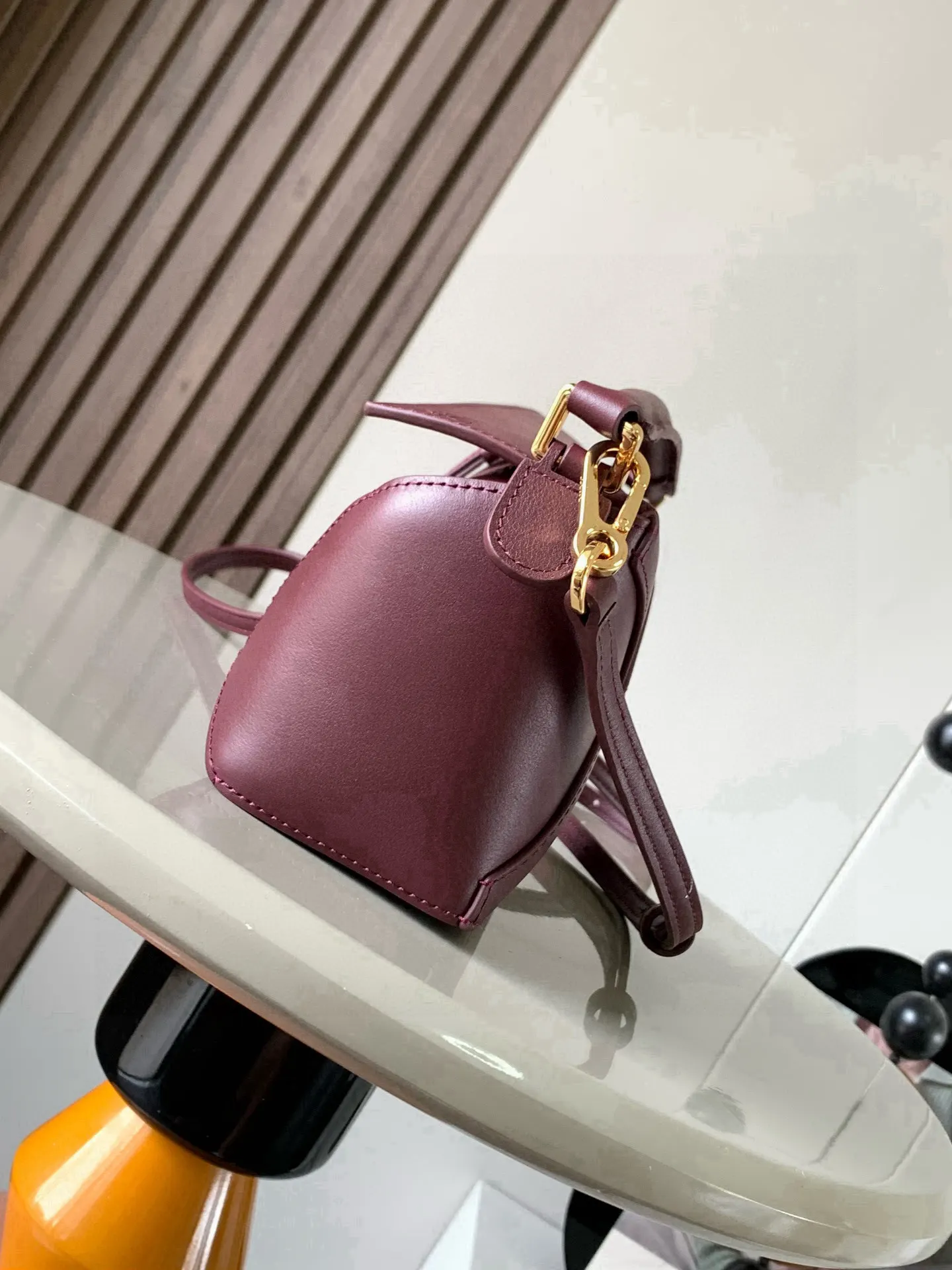 Red Clutch Bag Leather