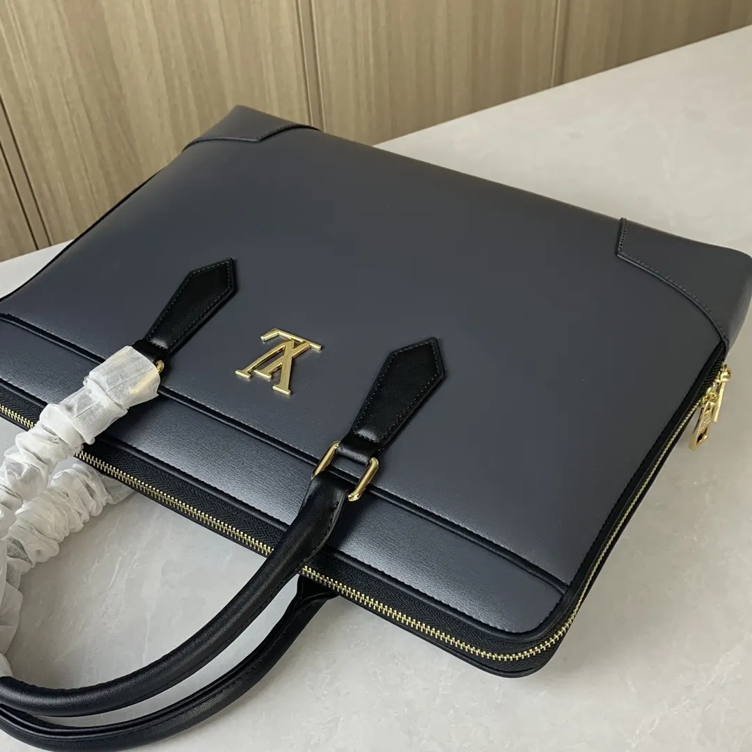 黑色 啡色 牛皮 公文包 商務通勤款