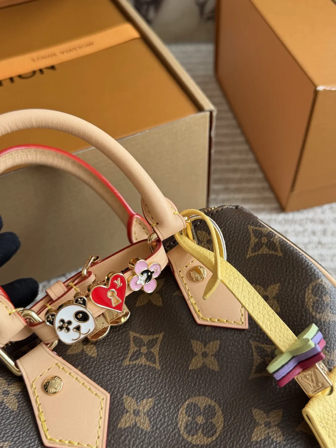 LV Speedy 枕头包 小枕头包 密封 对NANO 旅行袋 大容量旅行款