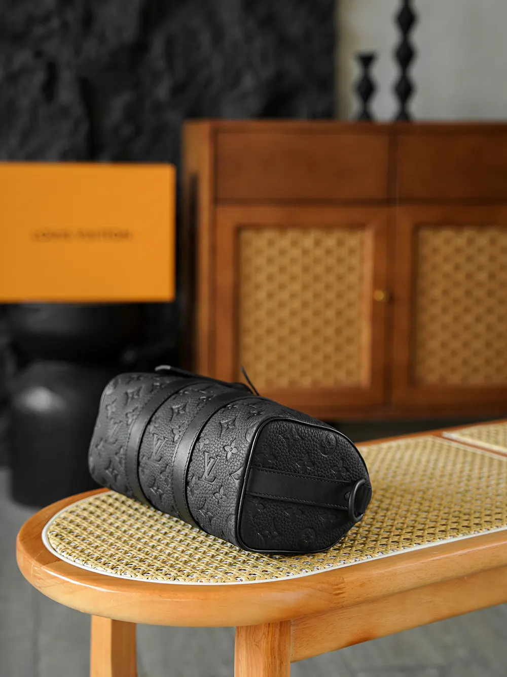 Keepall 牛皮 旅行袋 大容量旅行款
