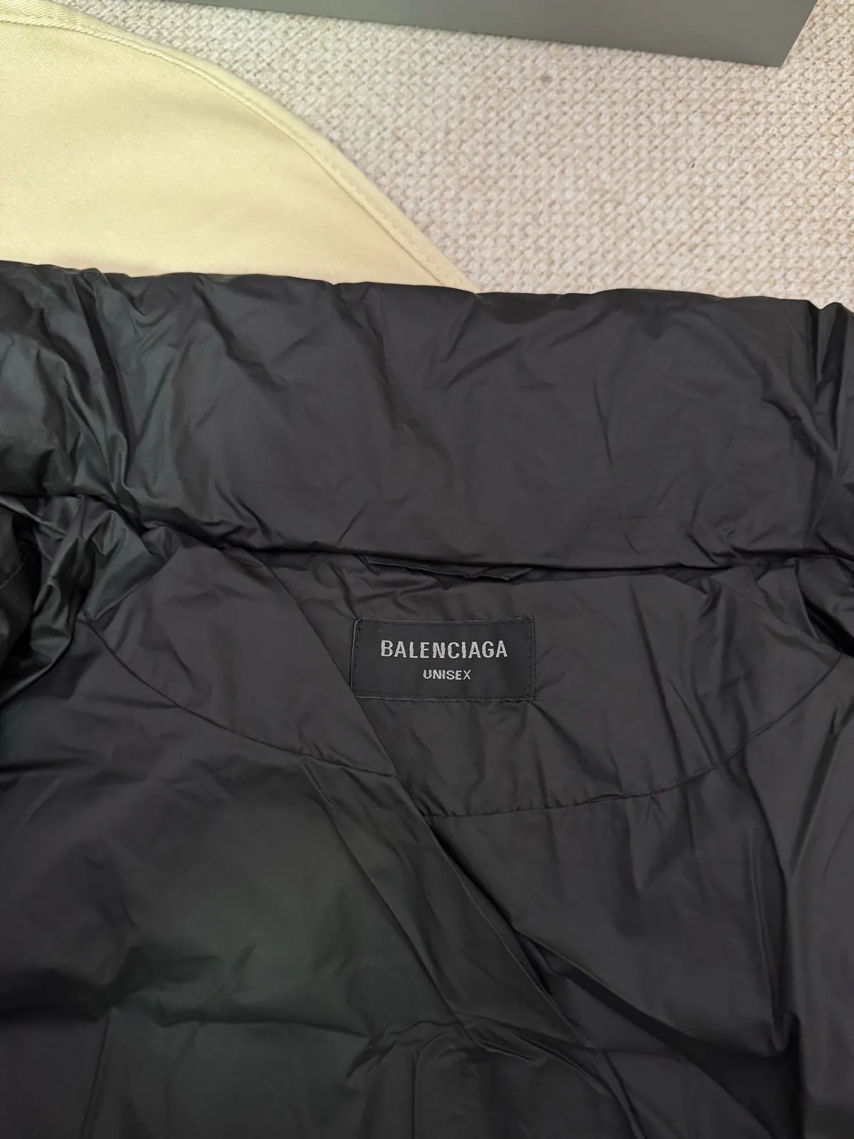 Balenciaga 黑色 尼龙 刺绣 夹克