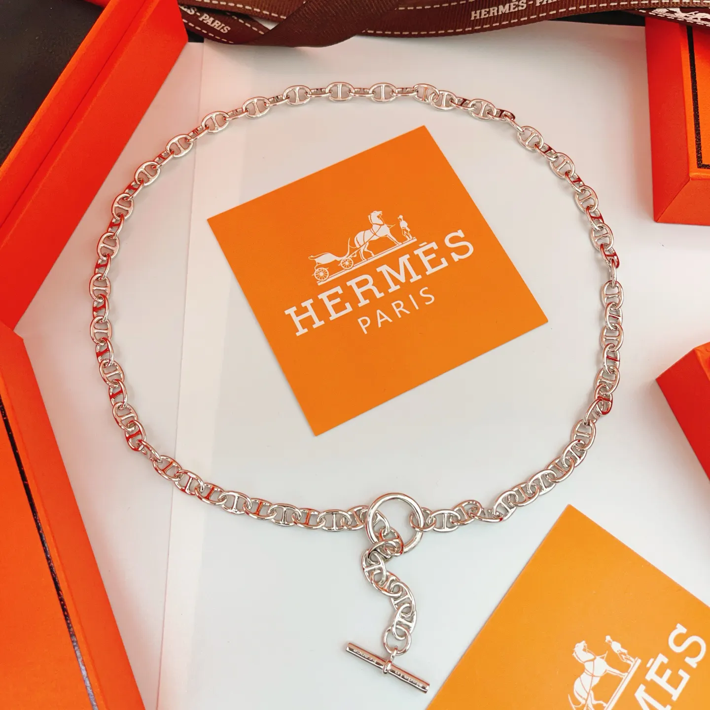 Hermès Roulis 银色 斜挎包