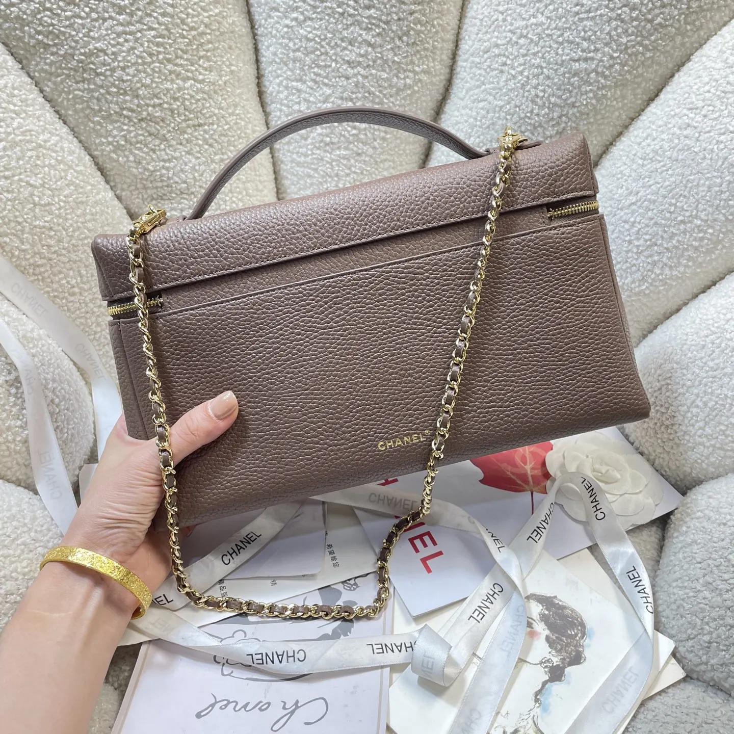 Cosmetic Pouch Premium Leather