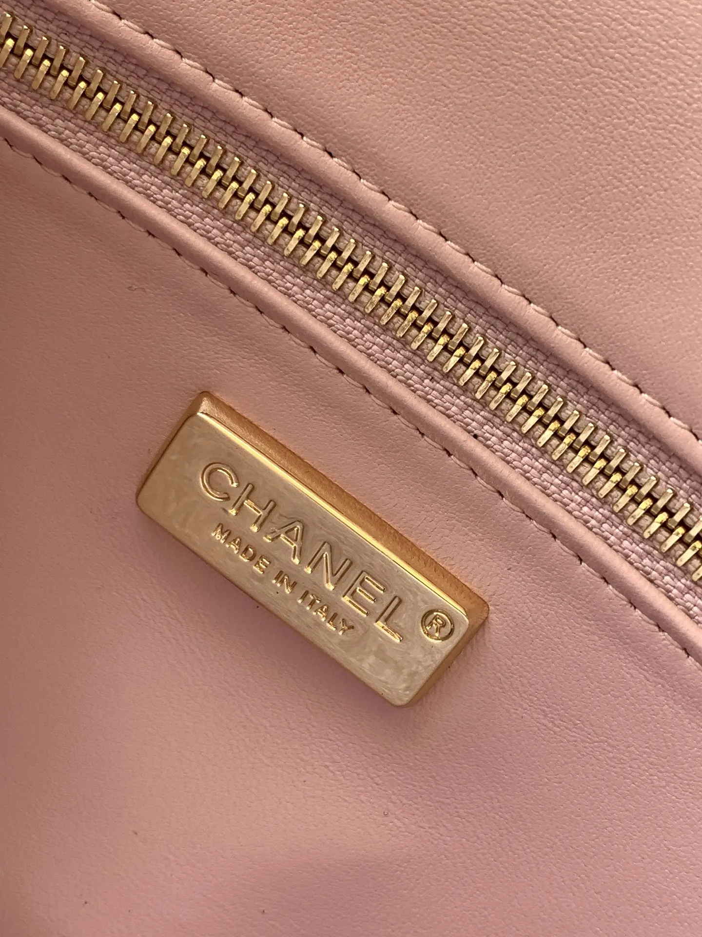 Pink Silver Chain Bag